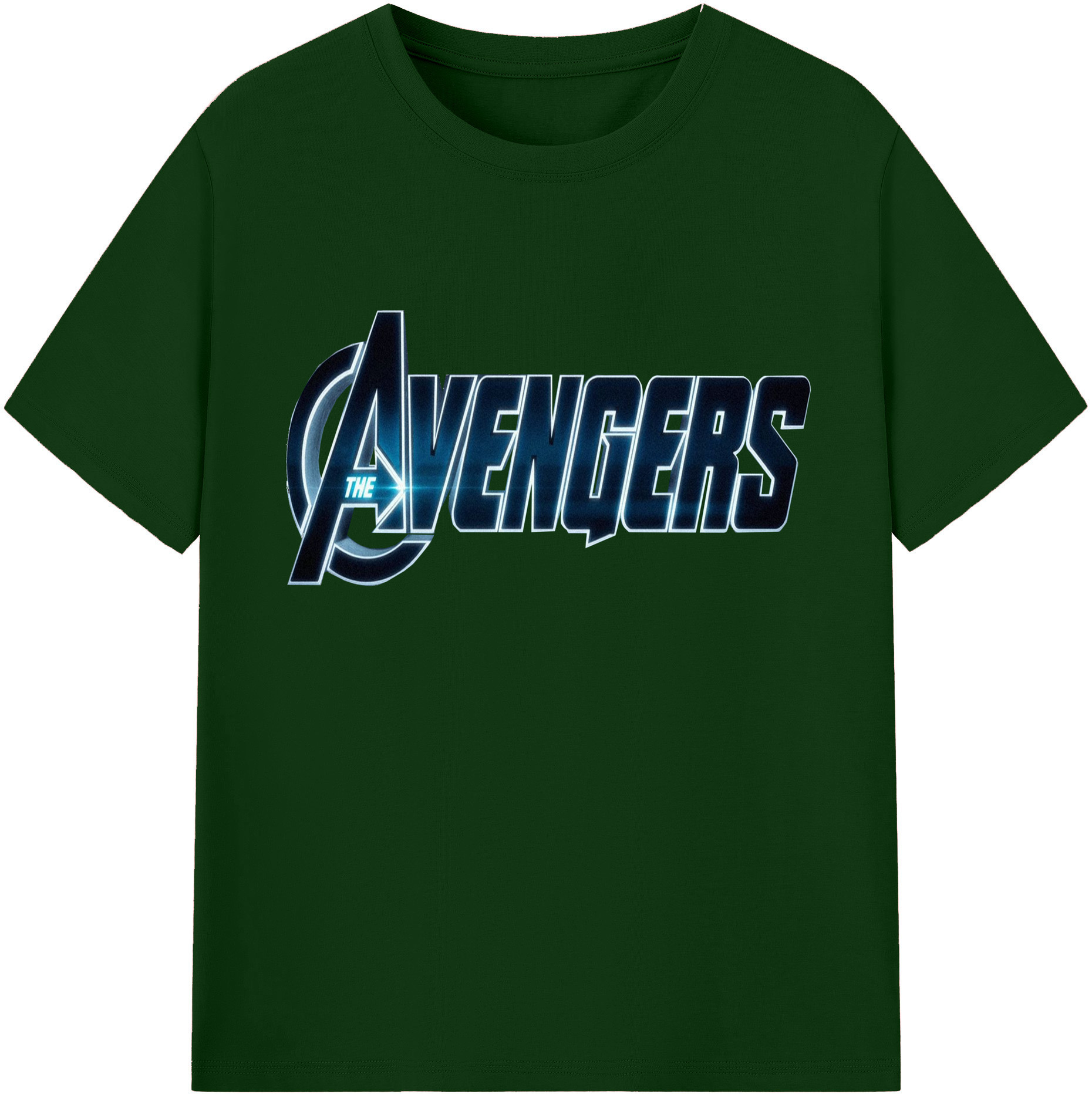 （画像用） アベンジャーズ The Avengers 綿100％半袖Tシャツ（フロントプリント）